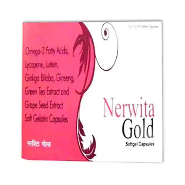 Nerwita Gold Soft Gelatin (1 Strip Of 10 soft gelatin capsules)