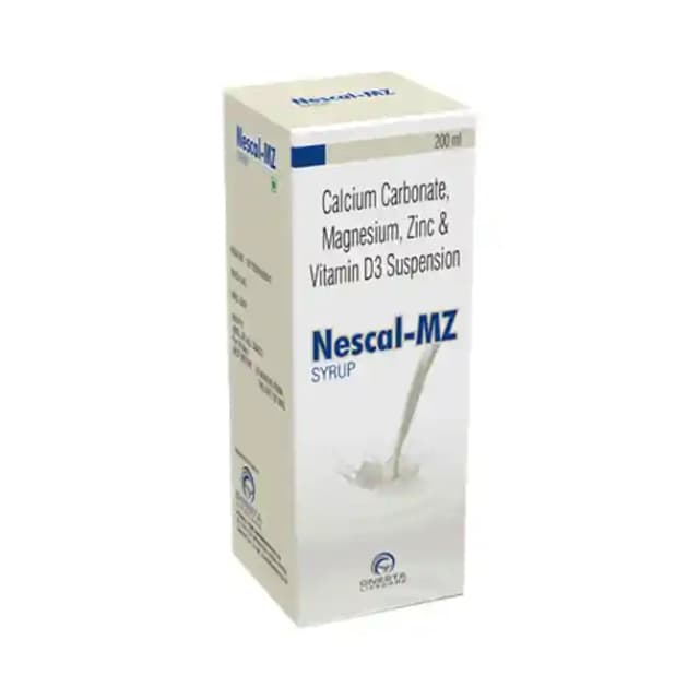 Nescal MZ Syrup (1 Bottle of 200 ml Syrup)