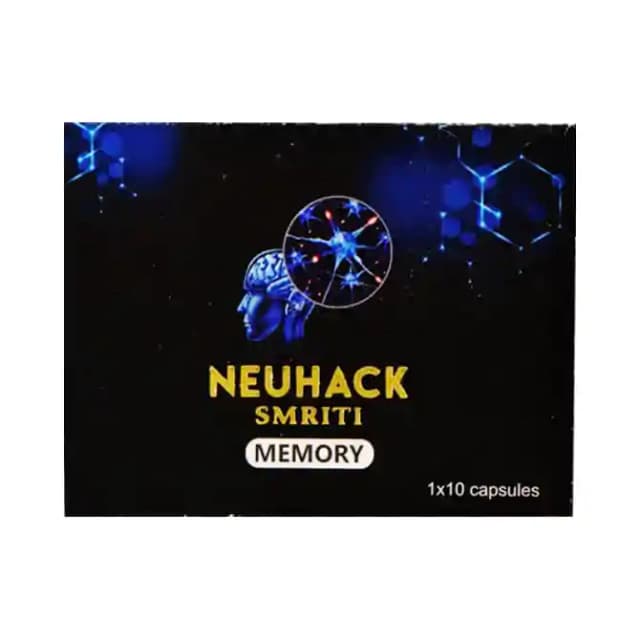 Neuhack Smriti Memory Booster (1 Strip Of 10 capsules)