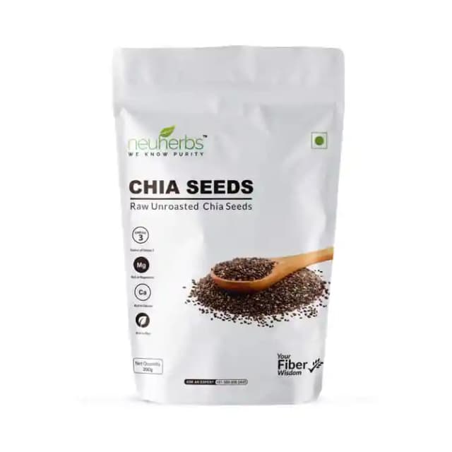 Neuherbs Chia Seeds (1 Packet Of 200 gm Seeds)