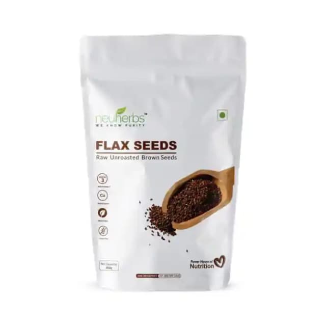 Neuherbs Flax Seeds (1 Packet Of 400 gm Seeds)