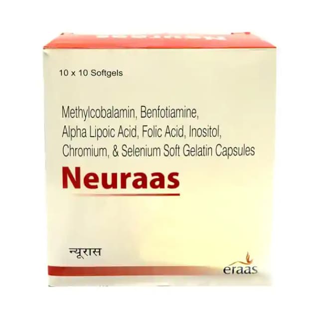 Neuraas Soft Gelatin (1 Strip Of 10 soft gelatin capsules)