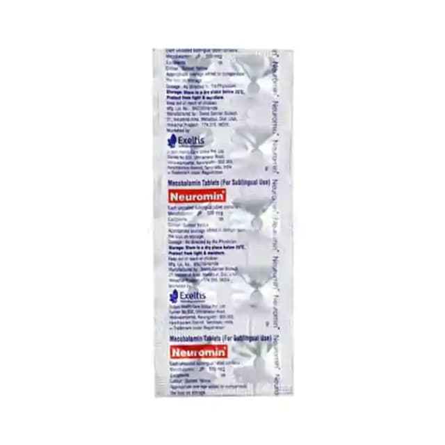 Neuromin 500mcg (1 Strip Of 10 tablets)