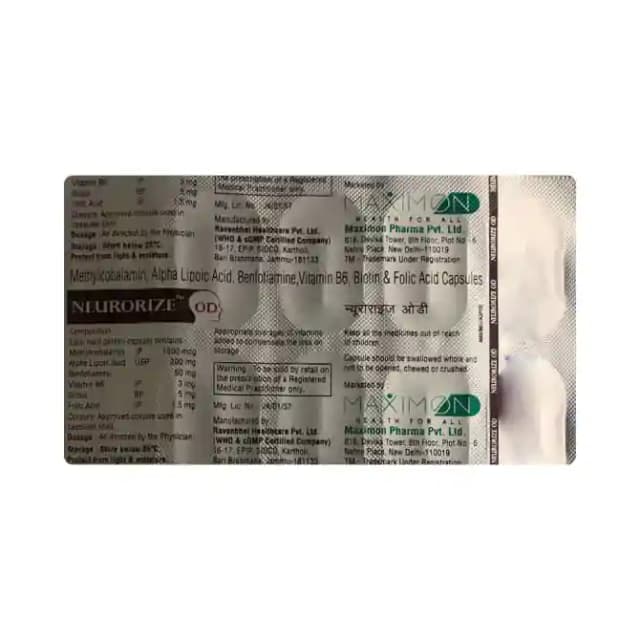 Neurorize OD (1 Strip Of 10 capsules)