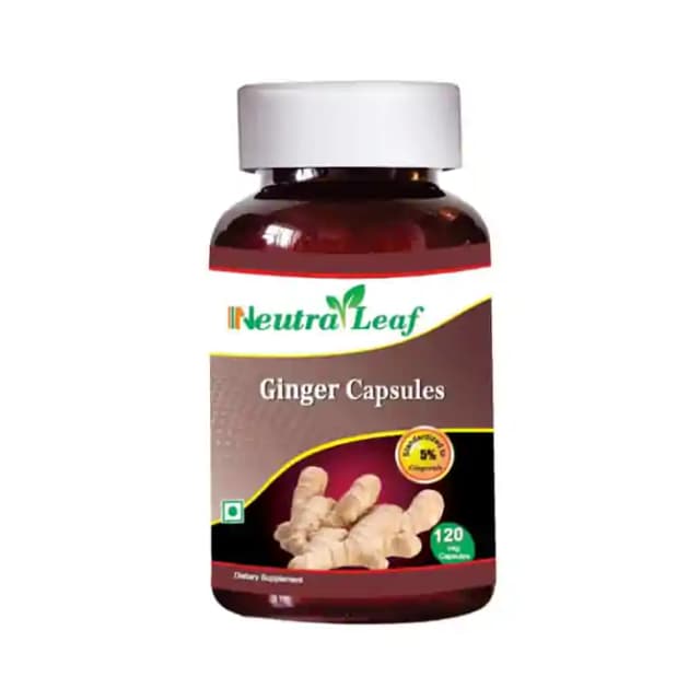 Neutra Leaf Ginger (1 Bottle of 120 capsules)