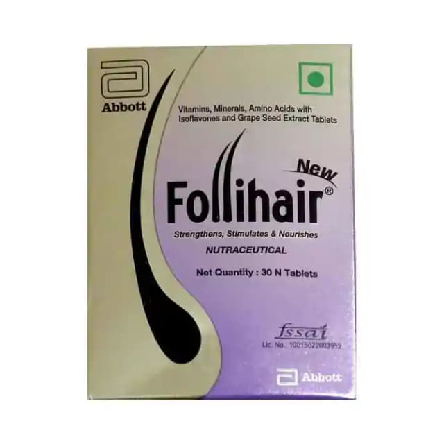 Follihair Bottle Large New (30 Tablets in 1 bottle)