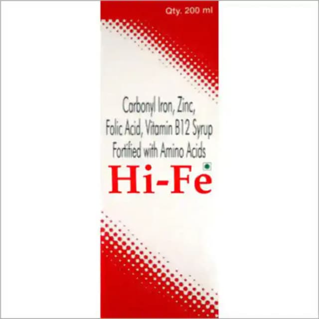 New HI FE Syrup (1 Bottle of 200 ml Syrup)