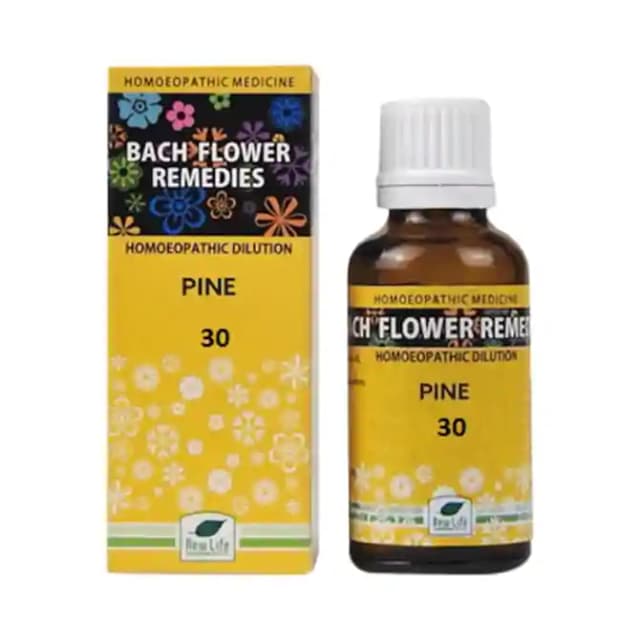 New Life Bach Flower Pine 30 (1 Bottle of 30 ml Dilution)