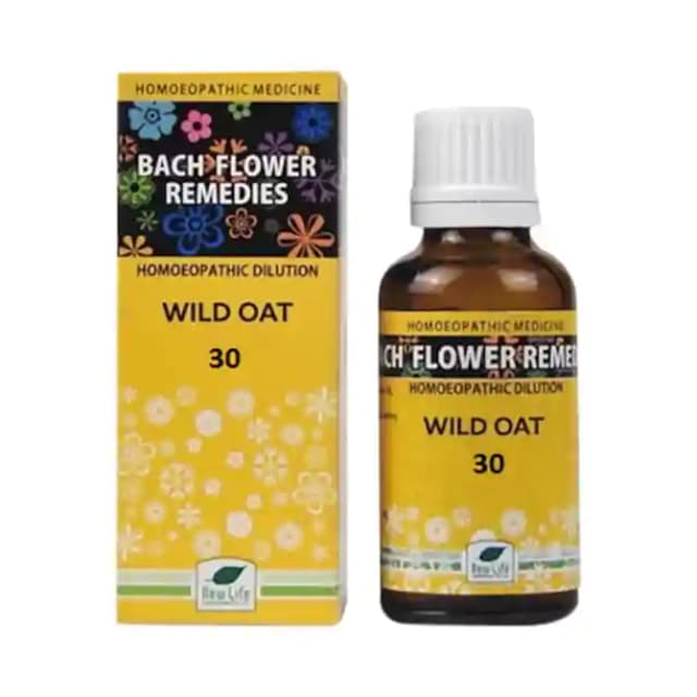 New Life Bach Flower Wild Oat 30 (1 Bottle of 30 ml Dilution)