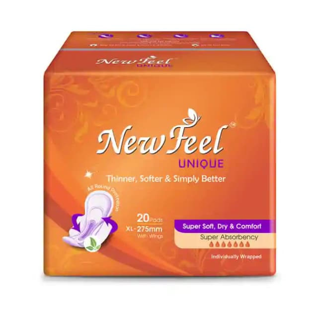 NewFeel Unique Sanitary Napkin XL (1 Packet Of 20 pads)