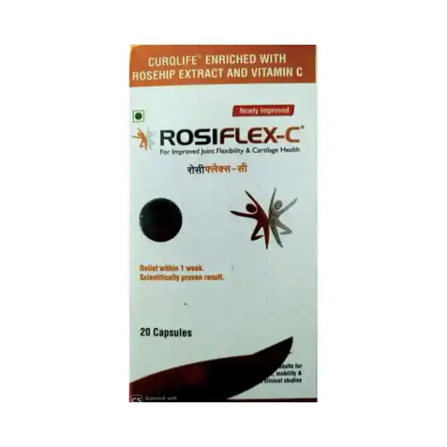 Newly Improved Rosiflex C (1 Bottle of 20 capsules)