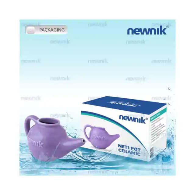 Newnik NP101 Neti Pot Ceramic 250ml (1 Box Of 1 Device)