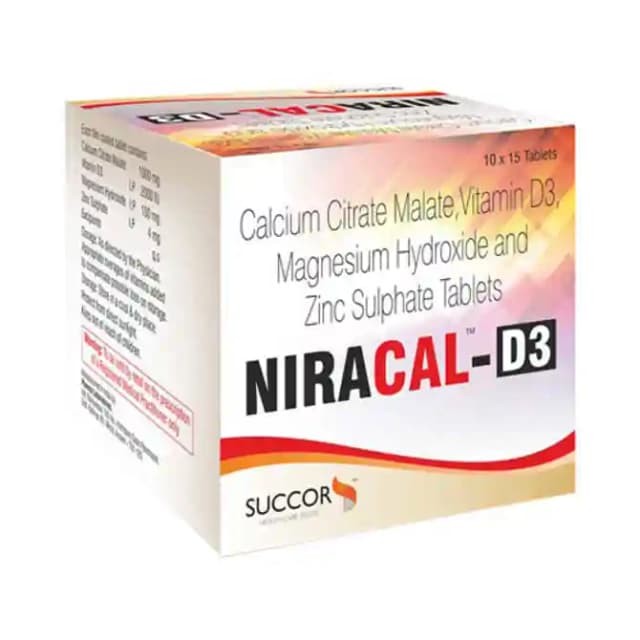Niracal D3 (1 Strip Of 15 tablets)