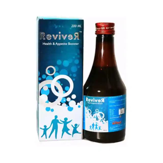 Nisarga Reviver Liver Tonic & Appetite Booster Syrup (1 Bottle of 200 ml Syrup)