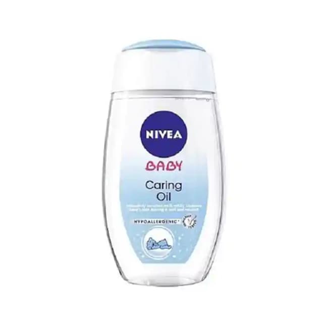 Nivea Baby Caring Oil (1 Bottle of 200 ml Oil)