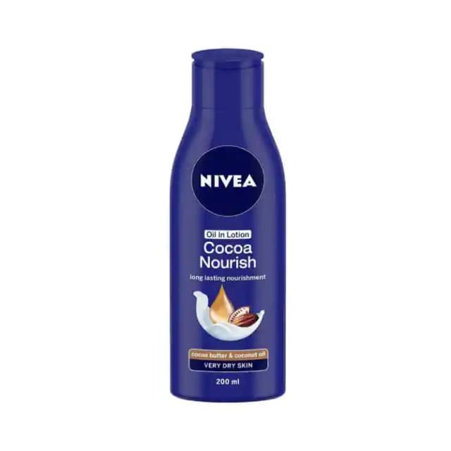 Nivea Cocoa Nourish Body Lotion (1 Bottle of 200 ml Lotion)