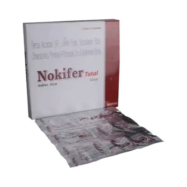Nokifer Total (1 Strip Of 15 tablets)