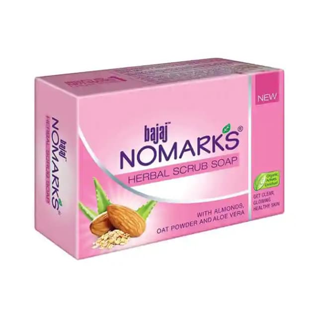 Nomarks Herbal Scrub Soap (1 Packet Of 75 gm Soap)