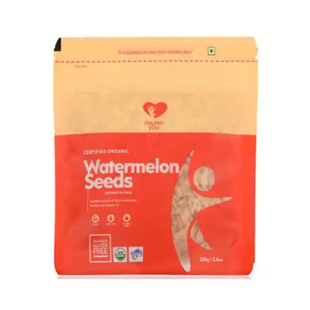 Nourish You Organic Watermelon Seeds (1 Packet Of 100 gm Seeds)