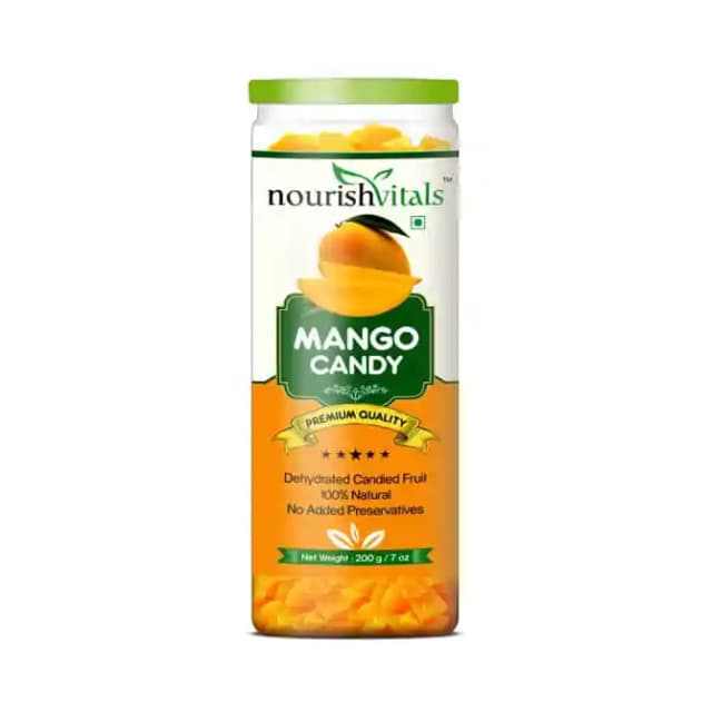 NourishVitals Mango Candy (1 Jar Of 200 gm Candy)