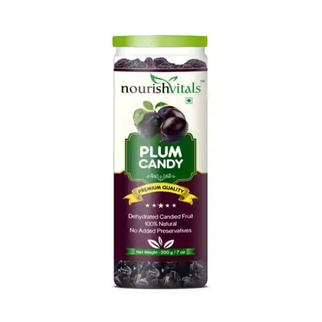 NourishVitals Plum Candy (1 Jar Of 200 gm Candy)