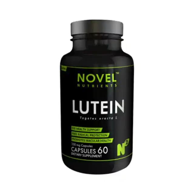 Novel Nutrients Lutein 250mg (1 Bottle of 60 capsules)