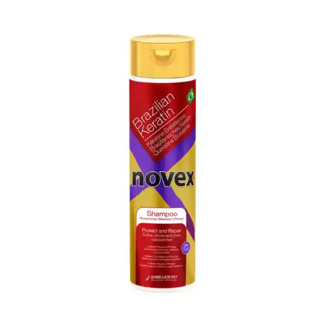 Novex Shampoo Brazilian Keratin (1 Bottle of 300 ml Shampoo)