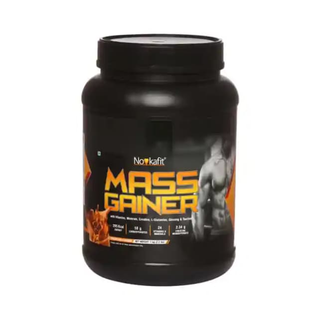 Novkafit Mass Gainer Chocolate (1 Jar Of 2.2 lb Powder)