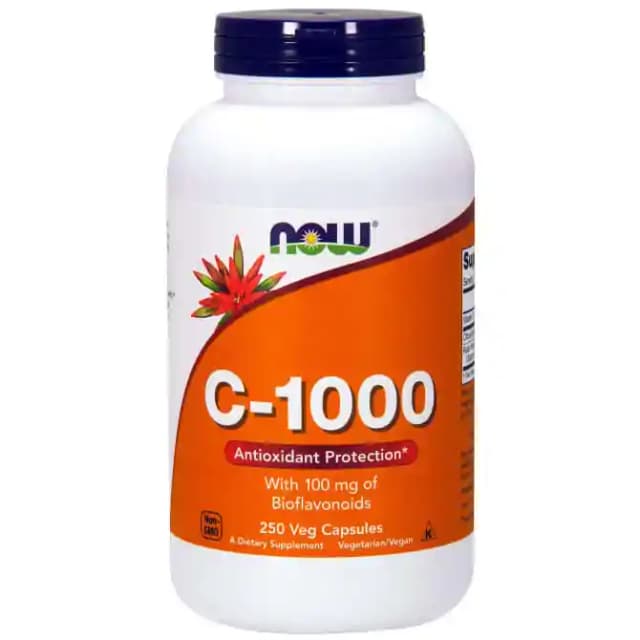 NOW Foods C 1000 Veg (1 Bottle of 250 capsules)