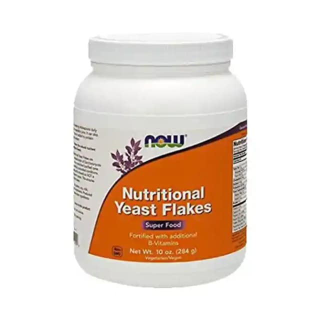 NOW Foods Nutritional Yeast Flakes (1 Bottle of 284 gm Powder)