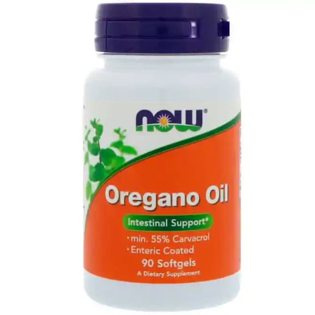 NOW Foods Oregano Oil Softgels (1 Bottle of 90 soft gelatin capsules)