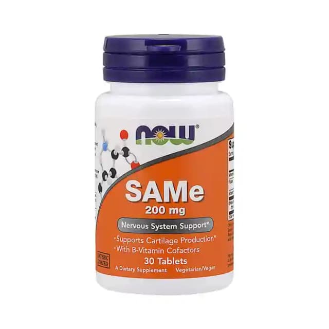 NOW Foods Sam E 200mg (1 Bottle of 30 tablets)