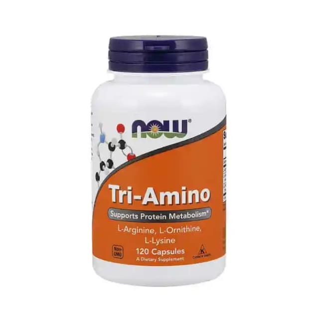 NOW Foods Tri Amino (1 Bottle of 120 capsules)