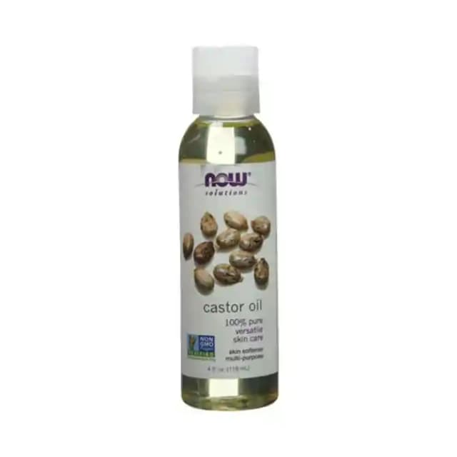 NOW Solutions Castor Oil (1 Bottle of 118 ml Oil)