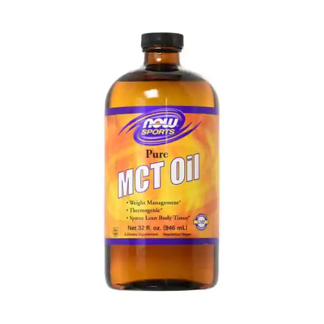 NOW Sports Pure MCT Oil (1 Bottle of 946 ml Oil)