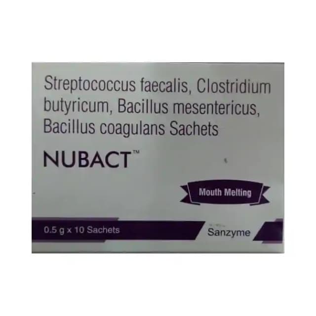 Nubact Sachet (1 Packet Of 0.5 gm Sachet)