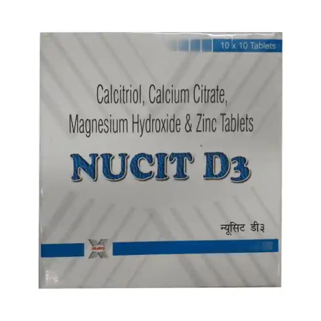 Nucit D3 (1 Strip Of 10 tablets)