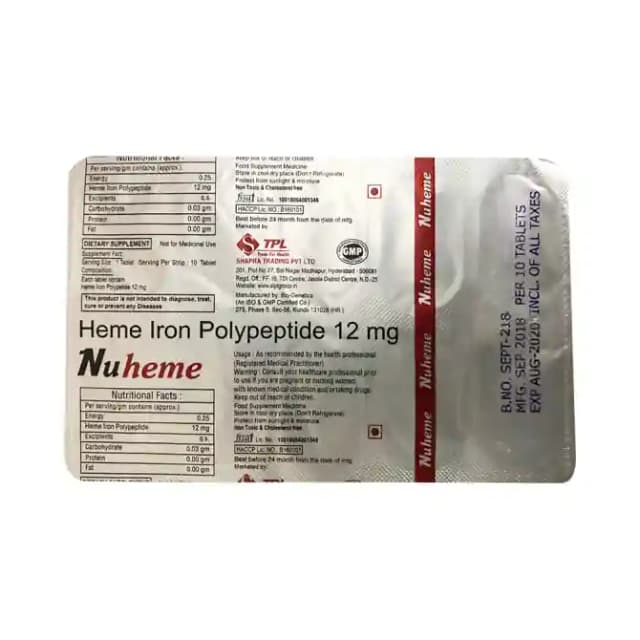 Nuheme (1 Strip Of 10 tablets)