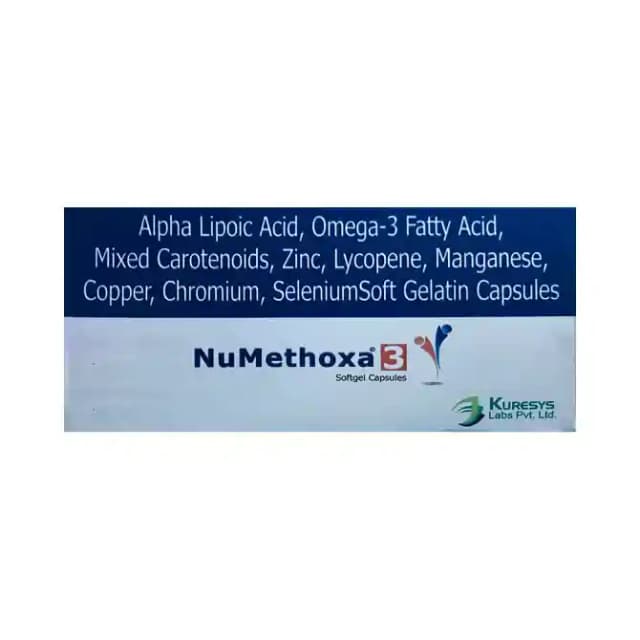 Numethoxa 3 Soft Gelatin (1 Strip Of 10 soft gelatin capsules)