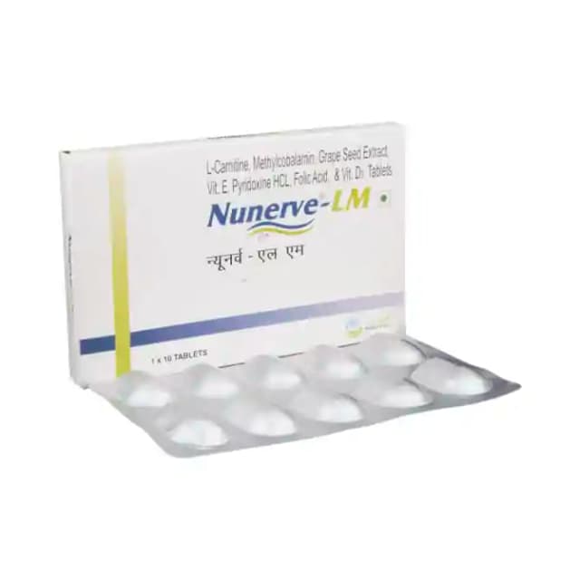 Nunerve LM (1 Strip Of 10 tablets)