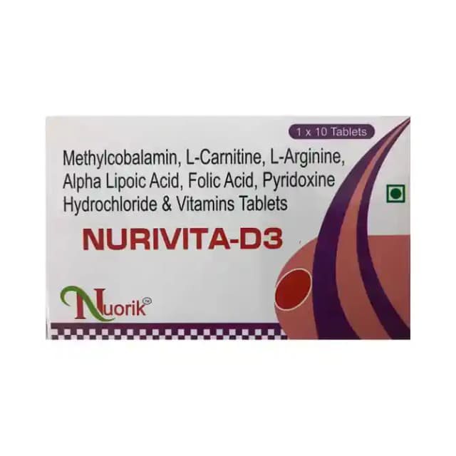 Nurivita D3 (1 Strip Of 10 tablets)
