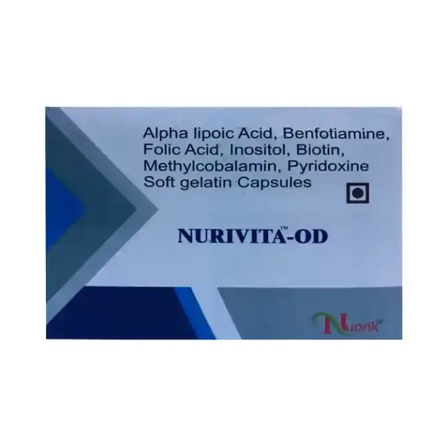 Nurivita OD Soft Gelatin (1 Strip Of 10 soft gelatin capsules)