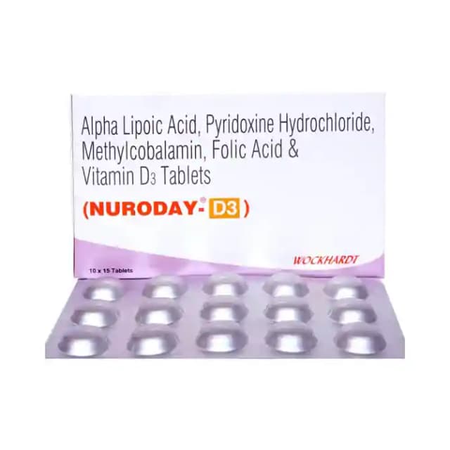 Nuroday D3 (1 Strip Of 15 tablets)