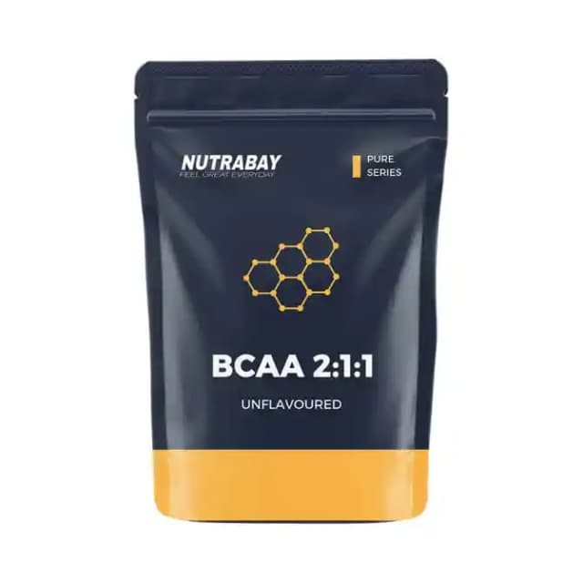 Nutrabay BCAA 2:1:1 Unflavoured (1 Packet Of 500 gm Powder)