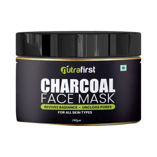 Nutrafirst Charcoal Face Mask (1 Jar Of 100 gm Face Mask)