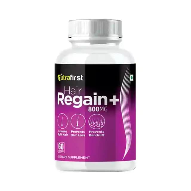 Nutrafirst Hair Regain+ 800mg (1 Bottle of 60 capsules)