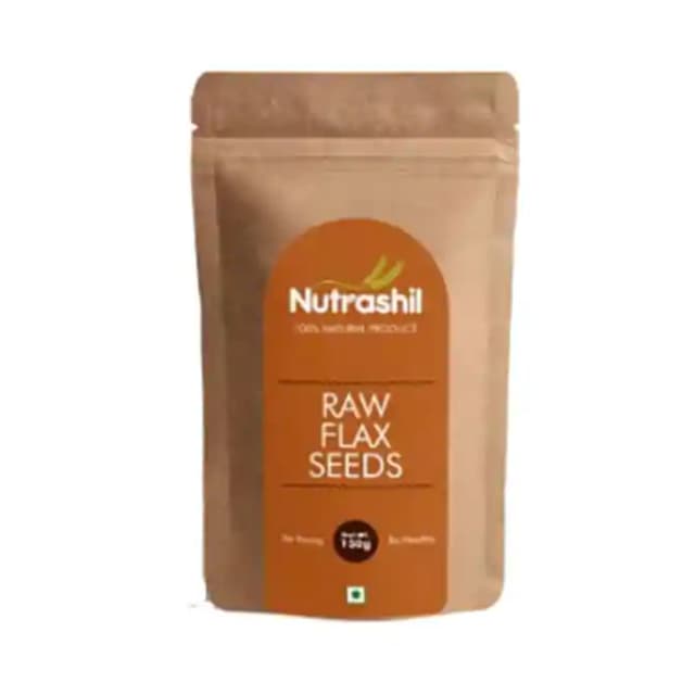 Nutrashil Raw Flax Seeds Pack of 2 (1 Packet Of 150 gm Seeds)