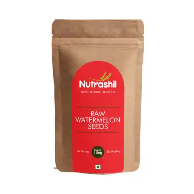 Nutrashil Raw Watermelon Seeds (1 Packet Of 150 gm Seeds)