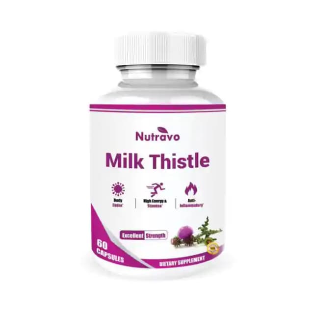 Nutravo Milk Thistle Extract (1 Bottle of 60 capsules)