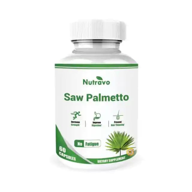 Nutravo Saw Palmetto Extract (1 Bottle of 60 capsules)